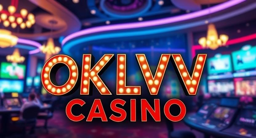 Immersive lounge-style interface of OKLVV casino